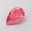 1.07 Ct. Fancy Vivid  Pink Pear Lab Grown Diamond