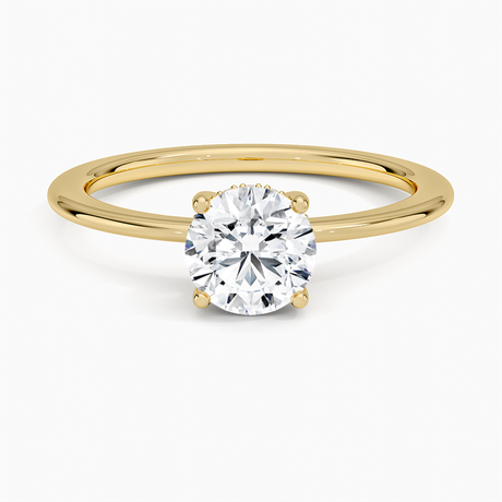 Aimee Hidden Halo Diamond Ring