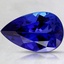 12.7x8.1mm Blue Pear Tanzanite