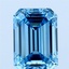 2.83 Ct. Fancy Vivid Blue Emerald Lab Grown Diamond