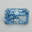 10.88 Ct. Fancy Vivid Blue Radiant Lab Grown Diamond