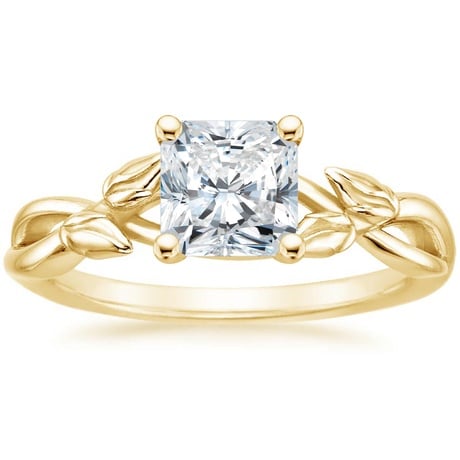 18K Yellow Gold Budding Willow Ring with Winding Willow Ring