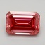 4.06 Ct. Fancy Vivid  Pink Emerald Lab Grown Diamond