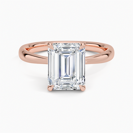 14K Rose Gold Freesia 2.7mm Solitaire Ring