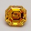 1.55 Ct. Fancy Vivid Orange Emerald Lab Grown Diamond