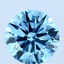 1.95 Ct. Fancy Vivid Blue Round Lab Grown Diamond