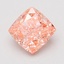 2.63 Ct. Fancy Vivid Pink Cushion Lab Grown Diamond