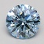 2.04 Ct. Fancy Blue Round Lab Grown Diamond