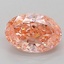 2.04 Ct. Fancy Vivid Pink Oval Lab Grown Diamond