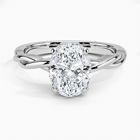 Twisted Vine Engagement Ring - Solitaire