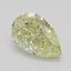 3.02 Ct. Fancy Light Yellow Pear Diamond