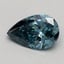 0.50 Ct. Fancy Vivid Blue Pear Lab Grown Diamond