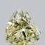 1.05 Ct. Fancy Light  Yellow Heart Lab Grown Diamond