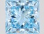 3.05 Ct. Fancy Vivid Blue Princess Lab Grown Diamond