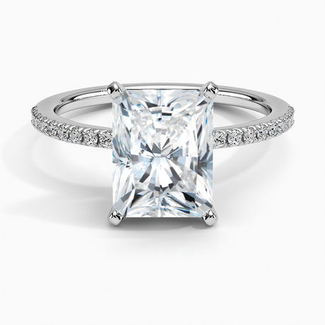 Scalloped Pavé Diamond Ring