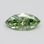 1.00 Ct. Fancy Vivid Green Marquise Lab Grown Diamond