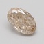 0.37 Ct. Very Light  Brown Oval Lab Grown Diamond