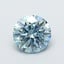 1.00 Ct. Fancy Intense  Blue Round Lab Grown Diamond