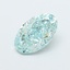 1.30 Ct. Fancy Light Bluish Green Oval Lab Grown Diamond