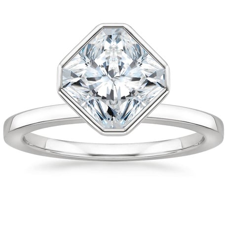 Floating Bezel Solitaire Ring