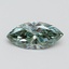 1.01 Ct. Fancy Vivid Green Marquise Lab Grown Diamond