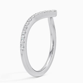Elongated Flair Diamond Ring