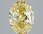 3.58 Ct. Fancy Intense Yellow Oval Lab Grown Diamond