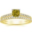 18K Yellow Gold Sonora Diamond Ring with Sonora Eternity Diamond Ring (3/8 ct. tw.)