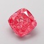 1.72 Ct. Fancy Vivid  Pink Cushion Lab Grown Diamond