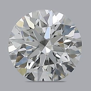 Round diamond — real photo