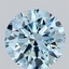 1.56 Ct. Fancy Vivid  Blue Round Lab Grown Diamond