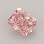 1.17 Ct. Fancy Vivid  Pink Radiant Lab Grown Diamond