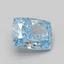 2.08 Ct. Fancy Vivid Blue Cushion Lab Grown Diamond