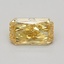 0.90 Ct. Fancy Vivid Yellow Radiant Lab Grown Diamond
