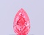 0.35 Ct. Fancy Vivid Pink Pear Lab Grown Diamond