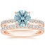 14K Rose Gold Amelie Diamond Bridal Set