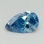 1.03 Ct. Fancy Vivid Malibu Blue Pear Lab Grown Diamond