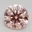 2.50 Ct. Fancy Intense Pink Round Lab Grown Diamond