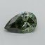 3.12 Ct. Fancy Vivid Green Pear Lab Grown Diamond