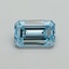 1.06 Ct. Fancy Intense Blue Emerald Lab Grown Diamond