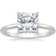 18K White Gold Petite Elodie 1.5mm Ring, smalltop view