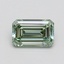 0.71 Ct. Fancy Intense Green Emerald Lab Grown Diamond