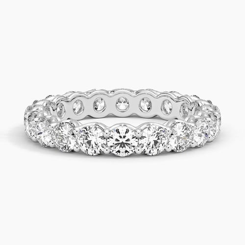Elodie Eternity Lab Diamond Ring (2 ct. tw.) in 18K White Gold