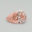 0.34 Ct. Fancy Vivid Pink Pear Lab Grown Diamond