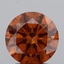 1.99 Ct. Fancy Intense Brownish Orange Round Lab Grown Diamond