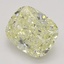 2.02 Ct. Fancy Light Yellow Cushion Diamond