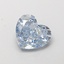 1.00 Ct. Fancy Intense  Blue Heart Lab Grown Diamond