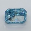 2.52 Ct. Fancy Vivid Malibu Blue Radiant Lab Grown Diamond