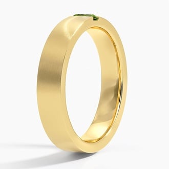Apollo Green Tourmaline Wedding Ring - Brilliant Earth