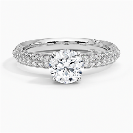 Diamond Knife Edge Ring
